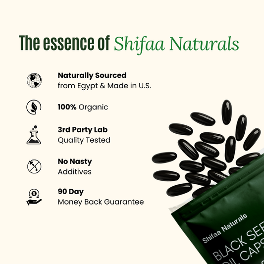 Shifaa Naturals - Sunnah Black Seed Oil